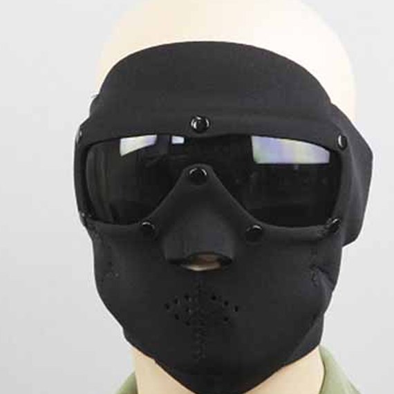 Маска-шлем Swiss Eye S.W.A.T. Mask Pro неопреновая, 2 компл. сменных линз черный 40921, изображение 2
