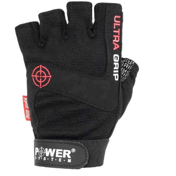 Рукавички для фітнесу Power System PS-2400 Black M (PS-2400_M_Black), Розмір: M, зображення 3