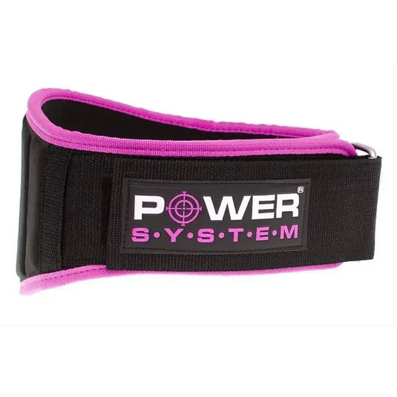 Пояс для тяжелой атлетики Power System Woman’s Power PS-3210 Pink S (PS-3210_S_Pink), Размер: S, Цвет: Black/Pink, изображение 4