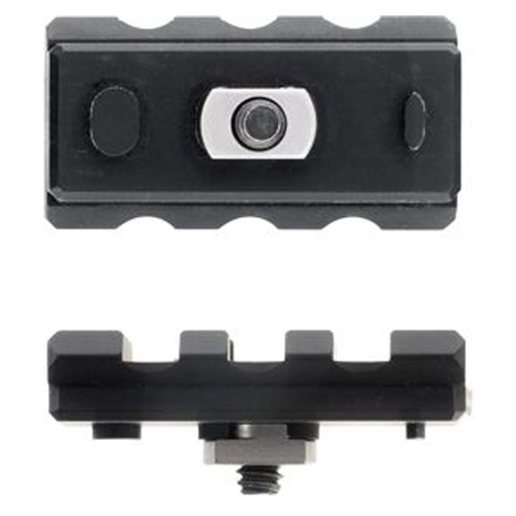 Планка Leapers M-LOK Picatinny, 3 слота, 4 см black (MTURS10S), изображение 2
