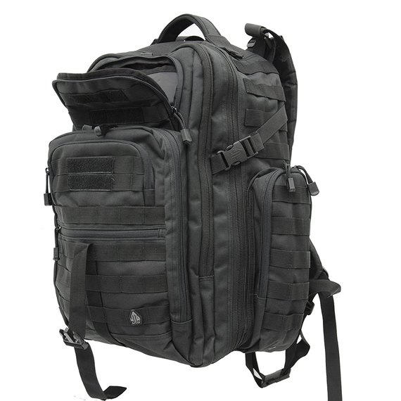Рюкзак Leapers 3-Day, 1200D, дволямковий black (PVC-P372B), зображення 4