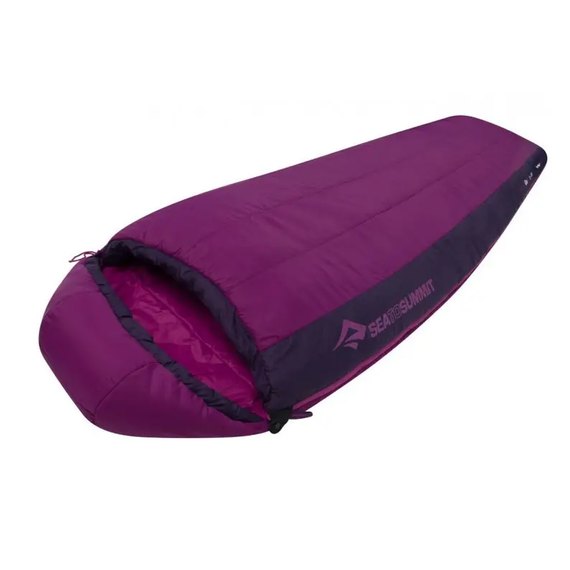 Спальный мешок Sea to Summit Quest QuI (3/-3°C), 183 см - Right Zip, Grape/Blackberry (AQU1-WL), изображение 4