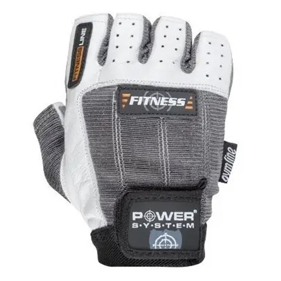 Перчатки для фитнеса Power System PS-2300 Grey/White M (PS-2300_M_Grey-White), Размер: M, Цвет: Серый/Белый, изображение 2