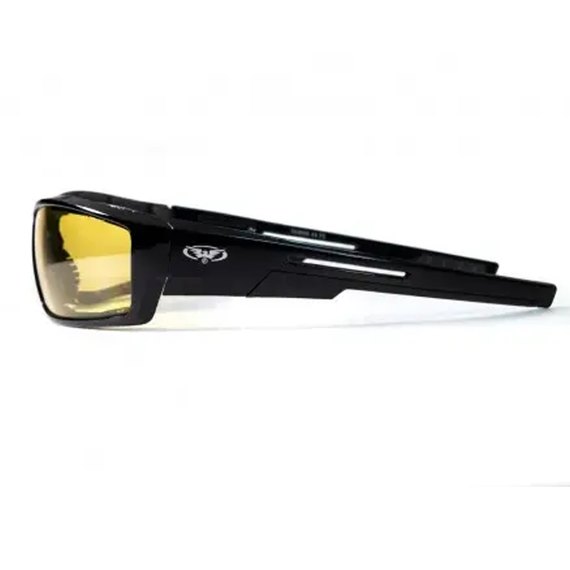 Очки защитные Global Vision Sly Photochromic желтые (1СЛАЙ24-30), Цвет оправы: Чёрный, Цвет линз: Жёлтый, изображение 3
