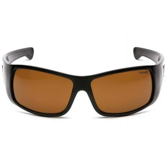 Очки защитные Pyramex Furix Anti-Fog коричневые (2ФЮРИ-50), Цвет оправы: Чёрный, Цвет линз: Коричневый, изображение 2