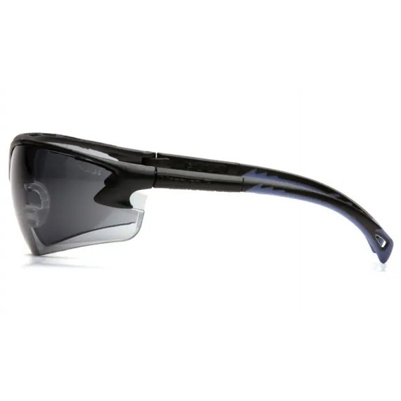 Очки защитные Pyramex Venture-3 (gray) Anti-Fog (PM-VENT3-GR1), Цвет линз: Чёрный, изображение 3