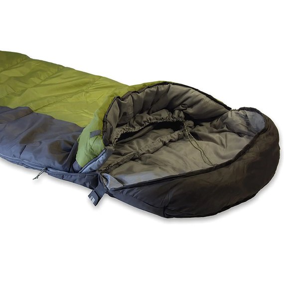 Спальный мешок High Peak TR 300/0°C Dark Grey/Green Left (23019) 929674, изображение 3