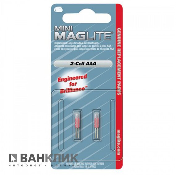 2 запасные лампочки для MINI AAA в блистере (LM3A001R)