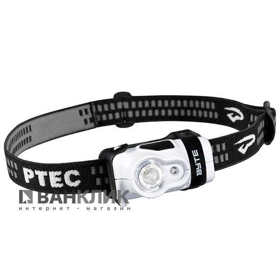 Фонарь туристический налобный Byte LED белый (795626019962)