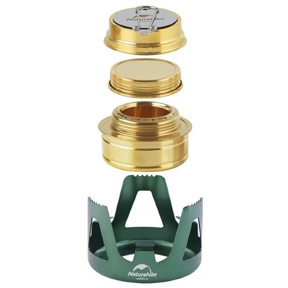 Пальник Naturehike Alcohol Burner steel NH18L001-T, зелений (6927595725696), зображення 2