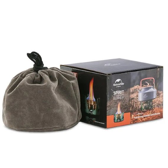 Пальник Naturehike Alcohol Burner steel NH18L001-T, зелений (6927595725696), зображення 3