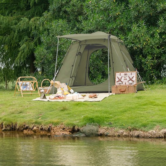 Палатка Naturehike Ango Pop-Uup NH21ZP010 темно-зеленый (6927595796351), изображение 4