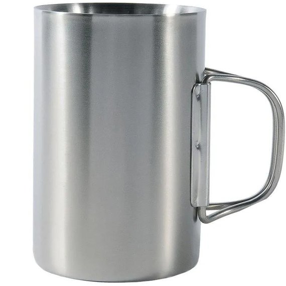 Термокружка с крышкой Tatonka Thermo 0.35 L Silver/Black (TAT 4081.000)