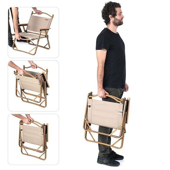 Кресло складное Naturehike MW02 NH19Y002-D черный 6927595760789, изображение 3