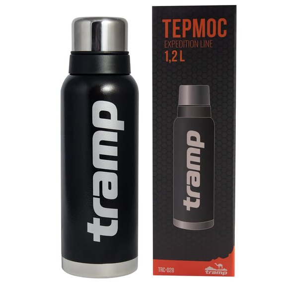 Термос Tramp Expedition Line 1,2 л черный UTRC-028-black, Цвет: Чёрный, Объём: 1.2 л, изображение 4