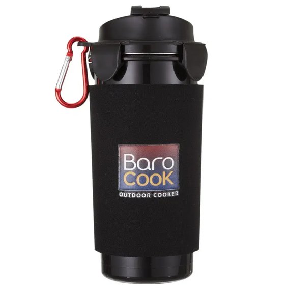 Термостакан Barocook Cafe чорний, 360 мл (8809069390235)
