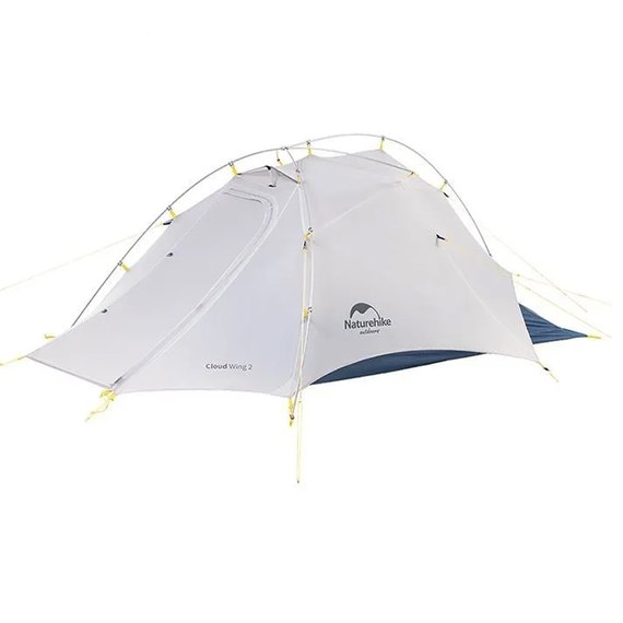 Палатка Naturehike CloudUP - Wing II NH19ZP083 grey/blue (6927595743430)