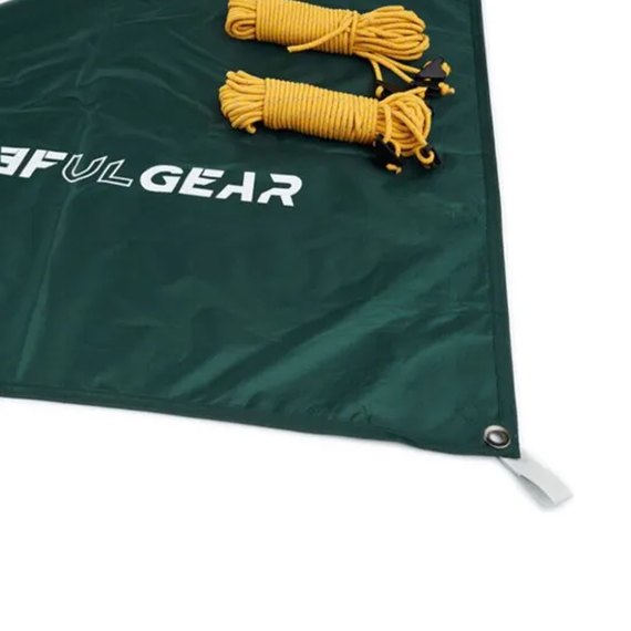 Тент 3F Ul Gear 210T Tarp 5*3 зелений (210T5-3), зображення 2