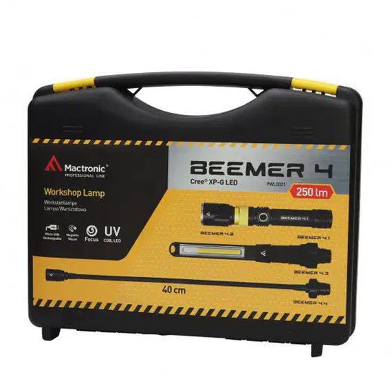 Ліхтар професійний Mactronic Beemer 4 (350 Lm + UV 390 nm)  Ultraviolet Focus USB Rechargeable (PWL0021) DAS301725, зображення 4