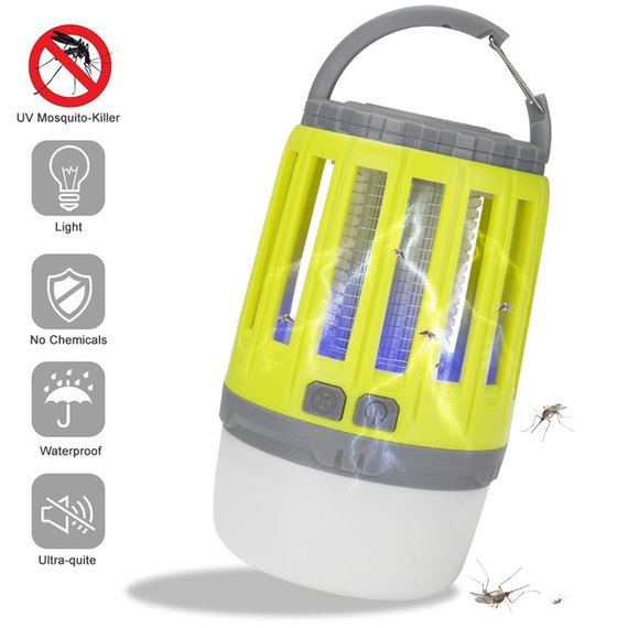Світлодіодна лампа-вбивця від комарів Camp Outdoor жовтий CL-900, Колір: Жовтий, зображення 2