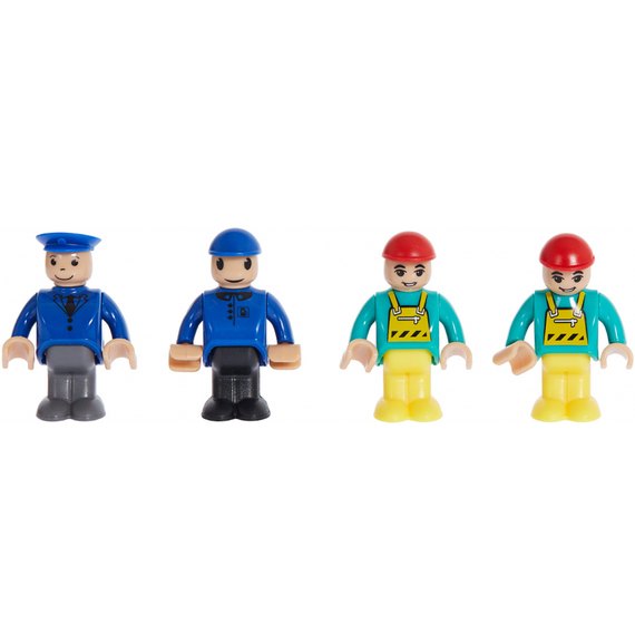 Конструктор ZIPP Toys Поезд DF5 1391 с рельсами красный (98219), изображение 6