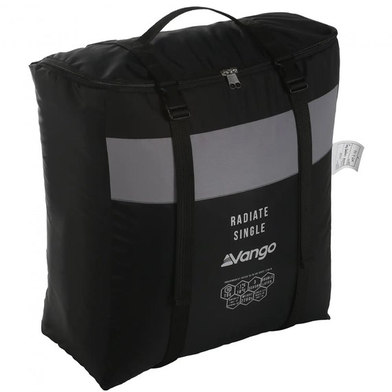 Спальный мешок с подогревом Vango Radiate Single/-3°C Black Left (SBQRADIATB05TJ8) 929679