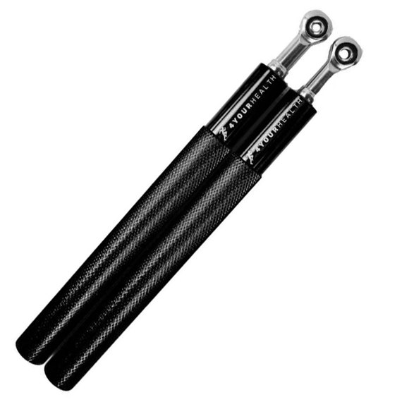 Cкакалка скоростная 4yourhealth Jump Rope Premium 3м черная (4YH_0217_Black), Цвет: Чёрный, изображение 2