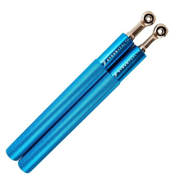 Cкакалка скоростная 4yourhealth Jump Rope Premium 3м синяя (4YH_0200_Blue), Цвет: Синий, изображение 3