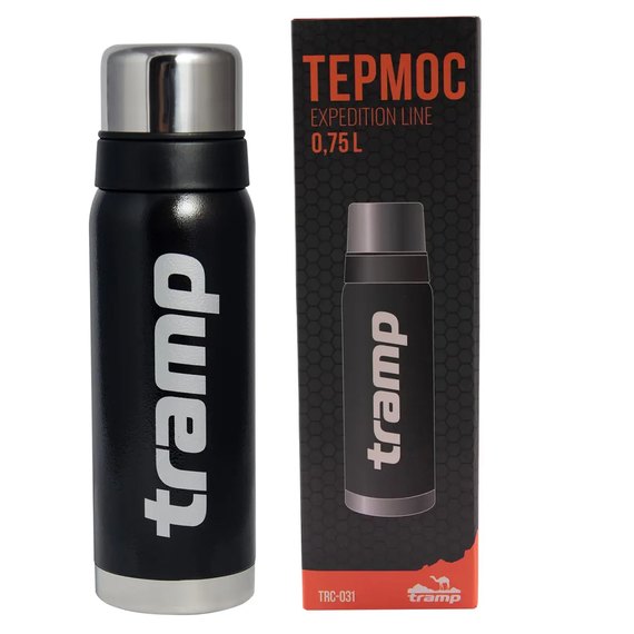 Термос Tramp Expedition Line 0,75 л черный UTRC-031-black, Цвет: Чёрный, изображение 4