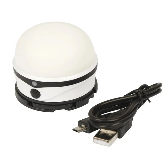 Ліхтар кемпінговий Bo-Camp Kuma Silicone Rechargeable 200 Lumen White/Black (5818808) DAS301708, зображення 4