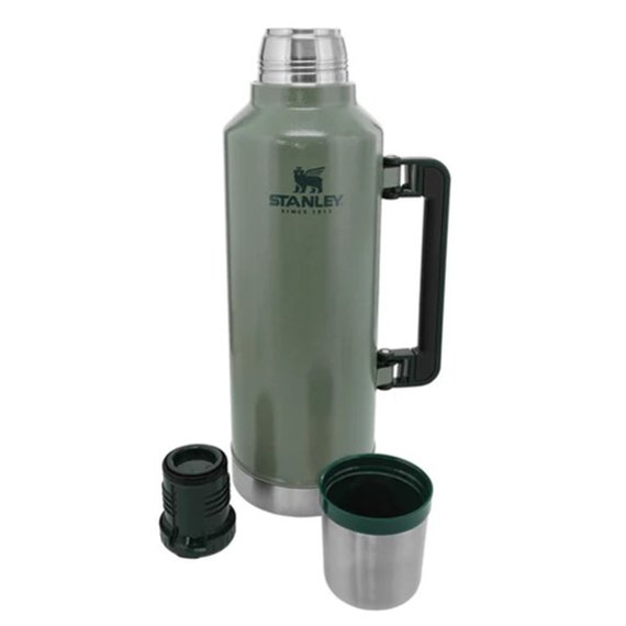 Термос Stanley Legendary Classic Hammertone Green 2.3 л (6939236418201), Колір: Зелений, Об`єм: 2.3 л, зображення 2