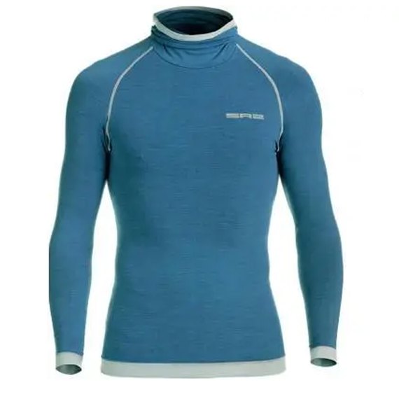 Термосветр  Spring Maglia 2XL з капюшоном блакитний (85-1148-2XL), Розмір: 2XL