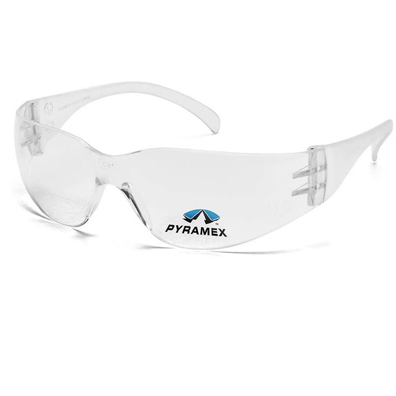 Бифокальные защитные очки Pyramex Intruder Bifocal (+2.0) прозрачные (2ИНТРБИФ-10Б20), Цвет линз: Прозрачный, Диоптрии: +2