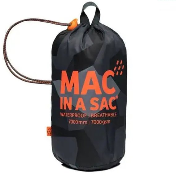 Мембранна куртка Mac in a Sac Edition Black Camo XXS (SS19-BCAM-U-XXS), Розміри: XXS, Колір: Чорний, зображення 3
