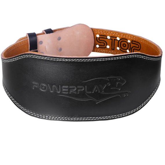 Пояс для тяжелой атлетики PowerPlay 5086 черно-коричневый M (PP_5086_M_Black)