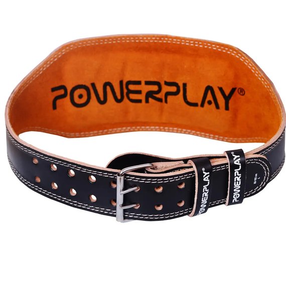 Пояс для тяжелой атлетики PowerPlay 5086 черно-коричневый M (PP_5086_M_Black), изображение 5