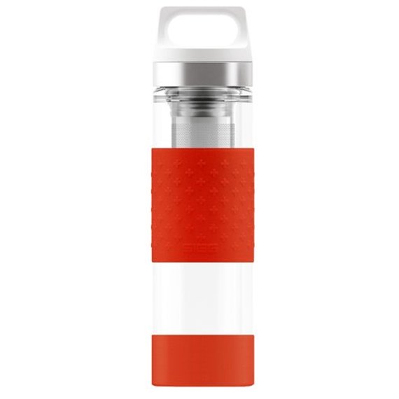 Термофляга SIGG H&C Glass WMB 0,4 L 8555.90 Red, Цвет: Красный, Объём: 0.4 л