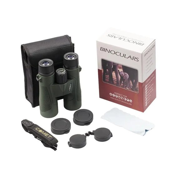 Бінокль Comet W13 (10x42A) waterproof зелений у чохлі (W13-1042A), зображення 3