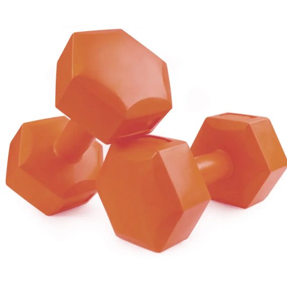 Гантели PowerPlay 4124 Hercules 2*1 кг оранжевые (PP_4124_1kg_2in) , изображение 6