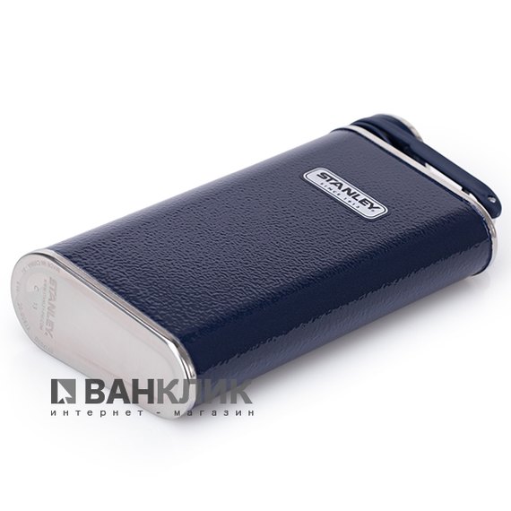 Фляга Stanley Classic объемом 0.23л темно-синяя (6939236321662)