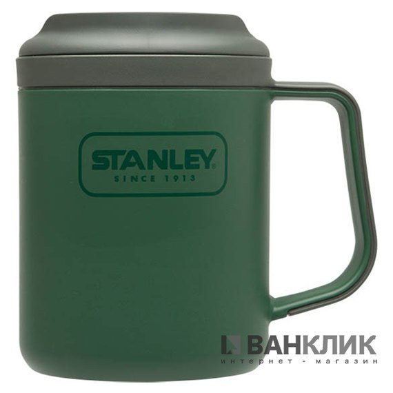 Термокружка зеленая Stanley Adventure серии eCycle объемом 0.35л (6939236319126)