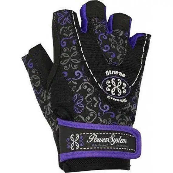 Перчатки для зала Power System PS-2910 Purple M (PS_2910_M_Black/Purple), Размер: M, Цвет: Чёрный/Фиолетовый, изображение 2
