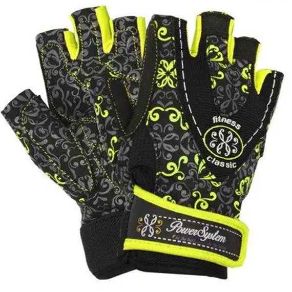 Перчатки для зала Power System PS-2910 Yellow M (PS_2910_M_Black/Yellow), Размер: M, Цвет: Чёрный/Жёлтый