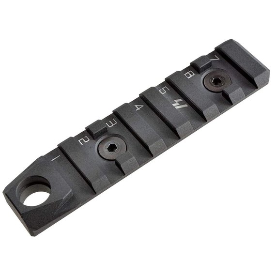 Планка пикатинни 7 слотов KeyMod & M-Lok (SI-LINK-RS-7-QD-BK), изображение 2