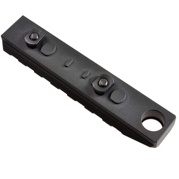 Планка пикатинни 7 слотов KeyMod & M-Lok (SI-LINK-RS-7-QD-BK), изображение 3