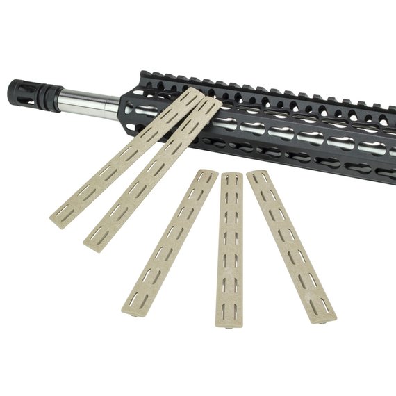 Накладка BCM защитная 5.5’’ на цевье KeyMod 5 шт песочный (BCM-KMR-RP-FDE-5), Цвет: Песочный, изображение 3