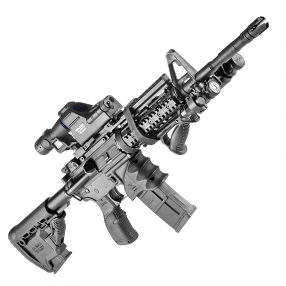 Накладка FAB Defense MWG на шахту магазину AR15/M16 оливкова (fx-mwgg), Колір: Оливковий, зображення 2