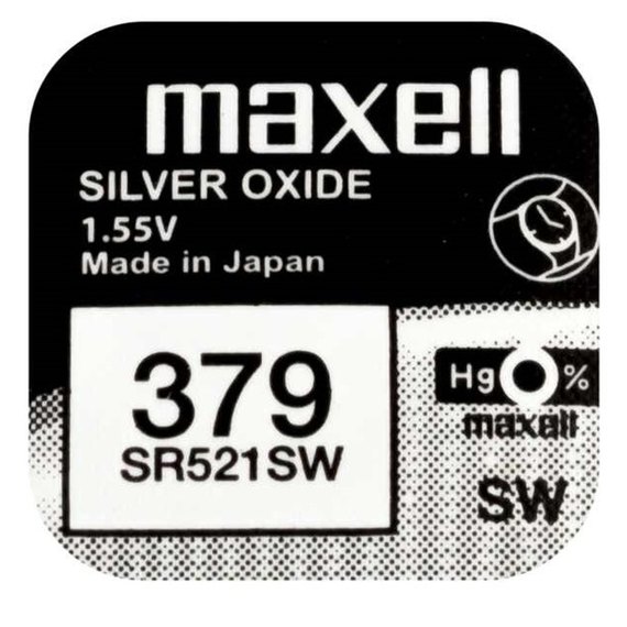 Батарейка Maxell SR521SW 1PC EU MF (6813370), зображення 2