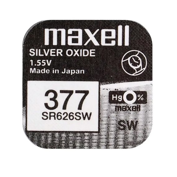 Батарейка Maxell SR626SW 1PC EU MF (6813366), изображение 2