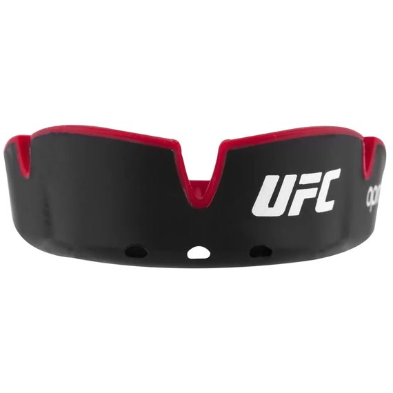 Капа для бокса OPRO Silver UFC (возраст 11+) Black/Red (ufc.102514001), изображение 3